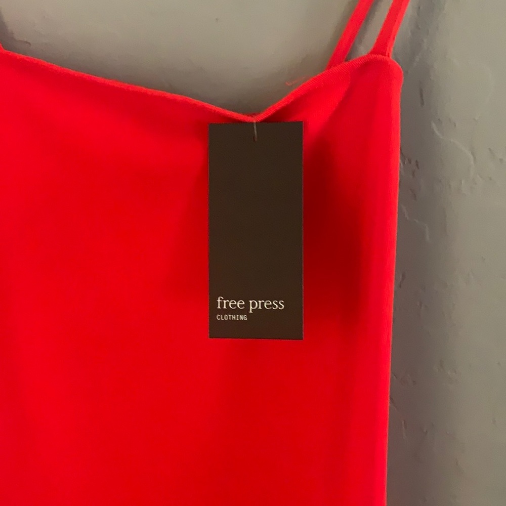 Red bodycon midi